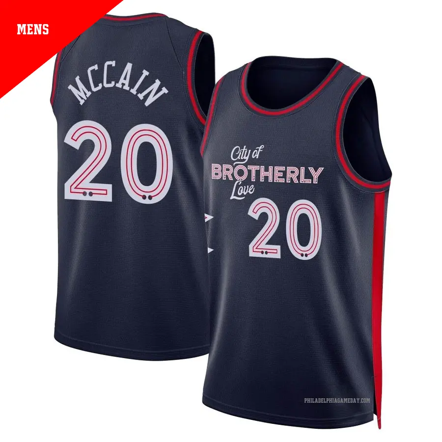 Jared McCain Philadelphia 76ers 2024-2025 Game Worn City