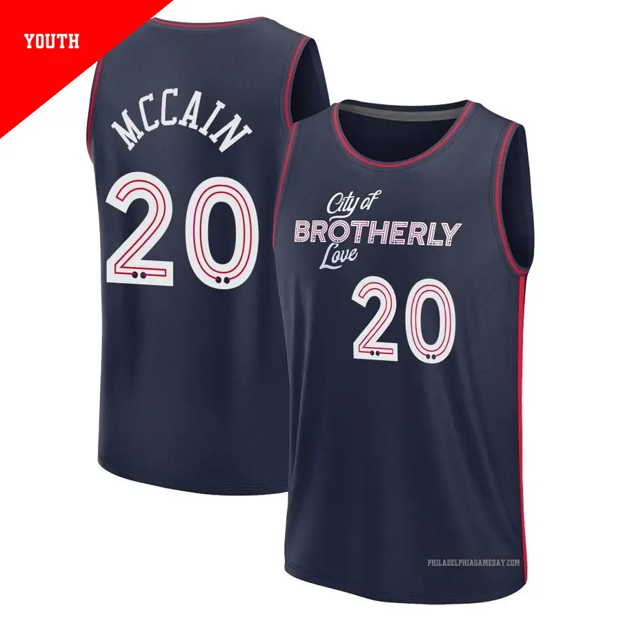 Jared McCain Philadelphia 76ers 2024-2025 Game Worn Icon