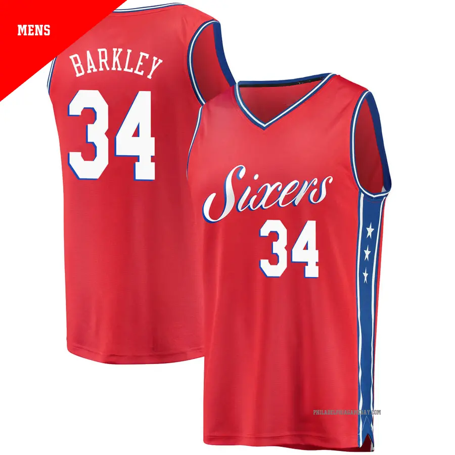34 Men s ingrained Charles Barkley Philadelphia
