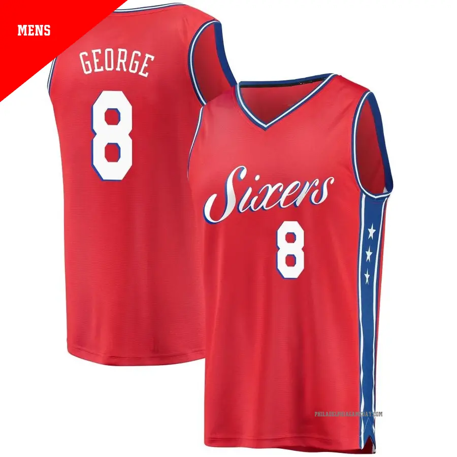 Unisex Nike Paul George Royal Philadelphia 76ers Swingman