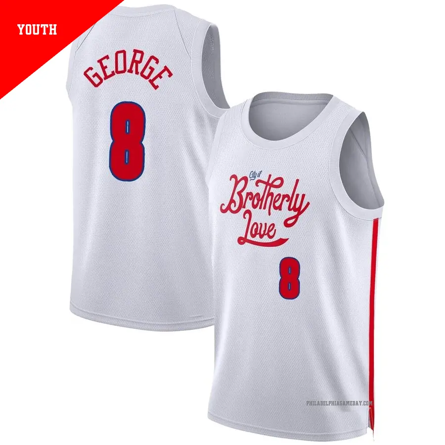 Unisex Nike Paul George Royal Philadelphia 76ers Swingman